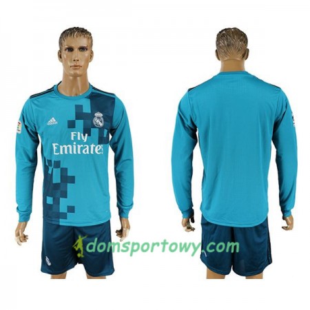 Koszulka Real Madryt Trzeci Koszulki Piłkarskie 2017-2018 Długi Rękaw